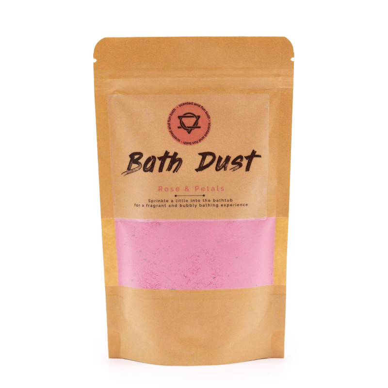 Badepulver – Rose og Kronblade – 190g