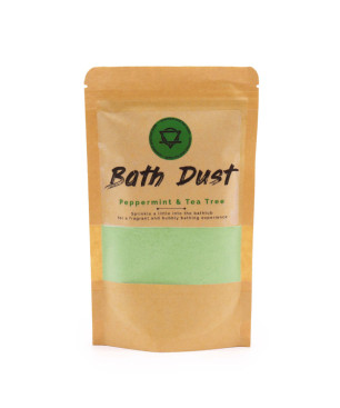 Badepulver – Mynte og Tea Tree – 190g